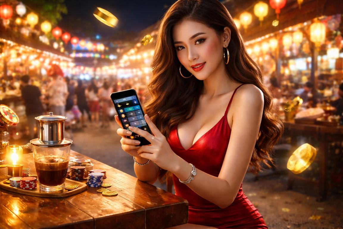 Người chơi thao tác trên thiết bị đăng nhập vtv6